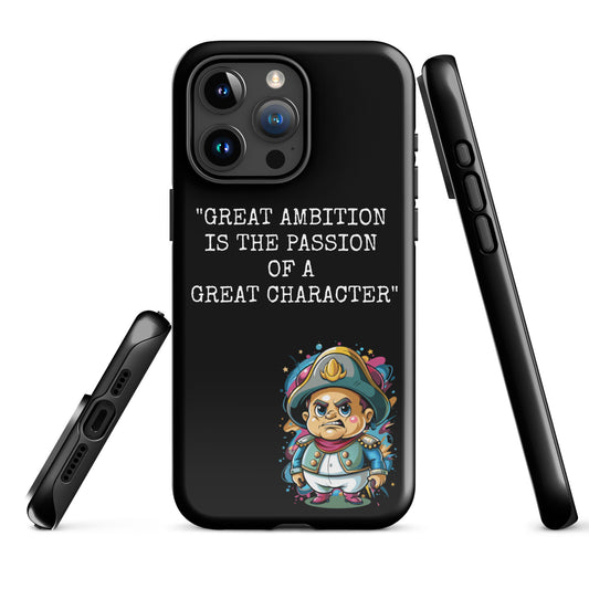 Hardcase iPhone® Handyhülle - Baby Napoleon schwarz